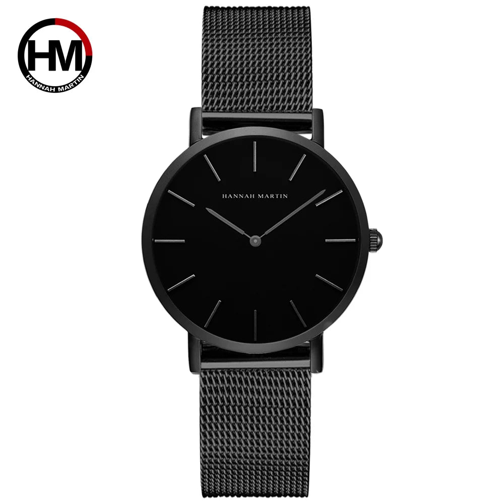 HANNAH MARTIN — Montre Femme Ultra-Fine Britannique