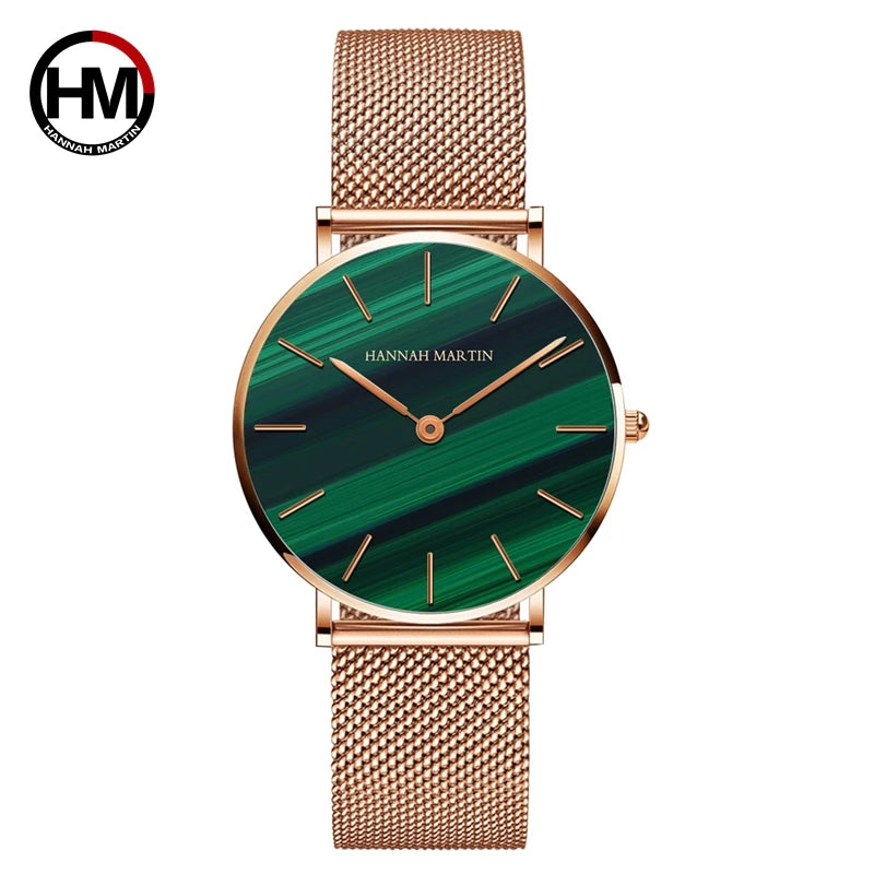 HANNAH MARTIN — Montre Femme Ultra-Fine Britannique