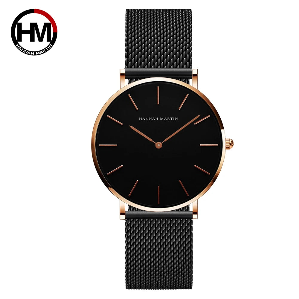 HANNAH MARTIN — Montre Femme Ultra-Fine Britannique
