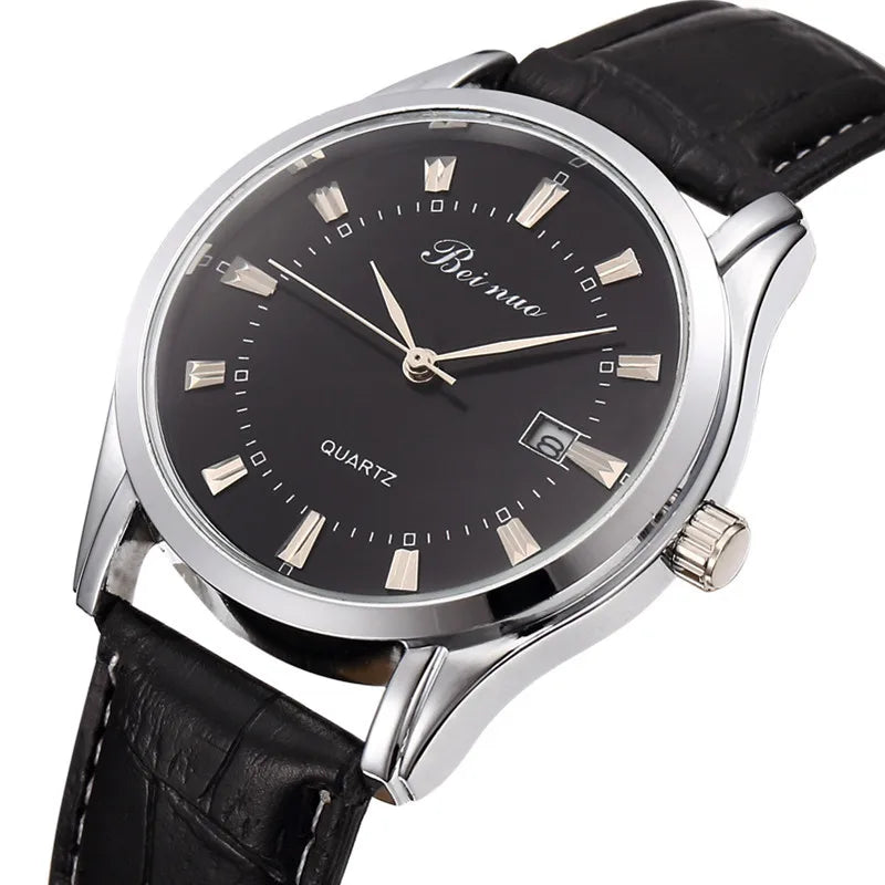 BEINUO — Montre Homme Cuir Élégante Minimaliste