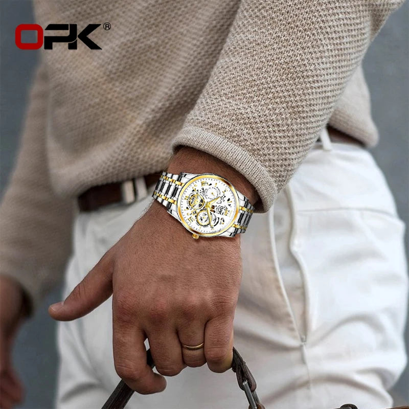 OPK — Montre Homme Chiffres Romains Classique