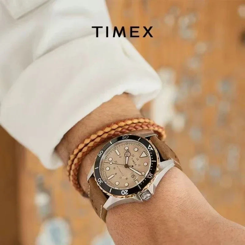TIMEX — Montre Automatique Mécanique Homme Étanche