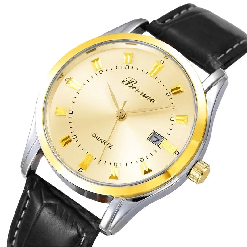 BEINUO — Montre Homme Cuir Élégante Minimaliste