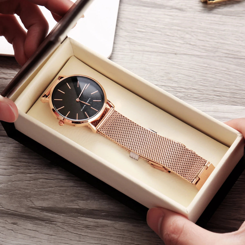 HANNAH MARTIN — Montre Femme Ultra-Fine Britannique