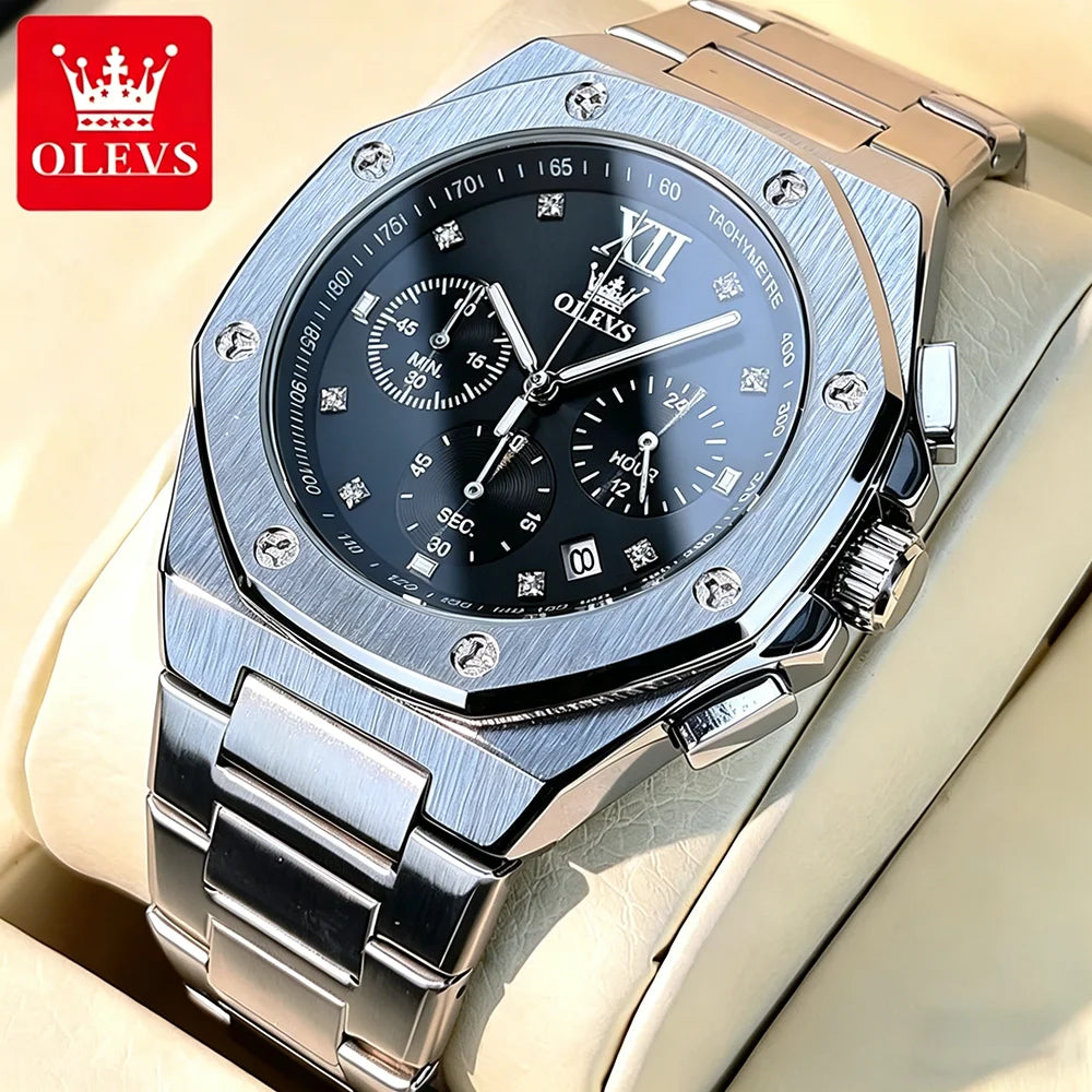 OLEVS — Montre Anti-Magnétique Homme Robuste