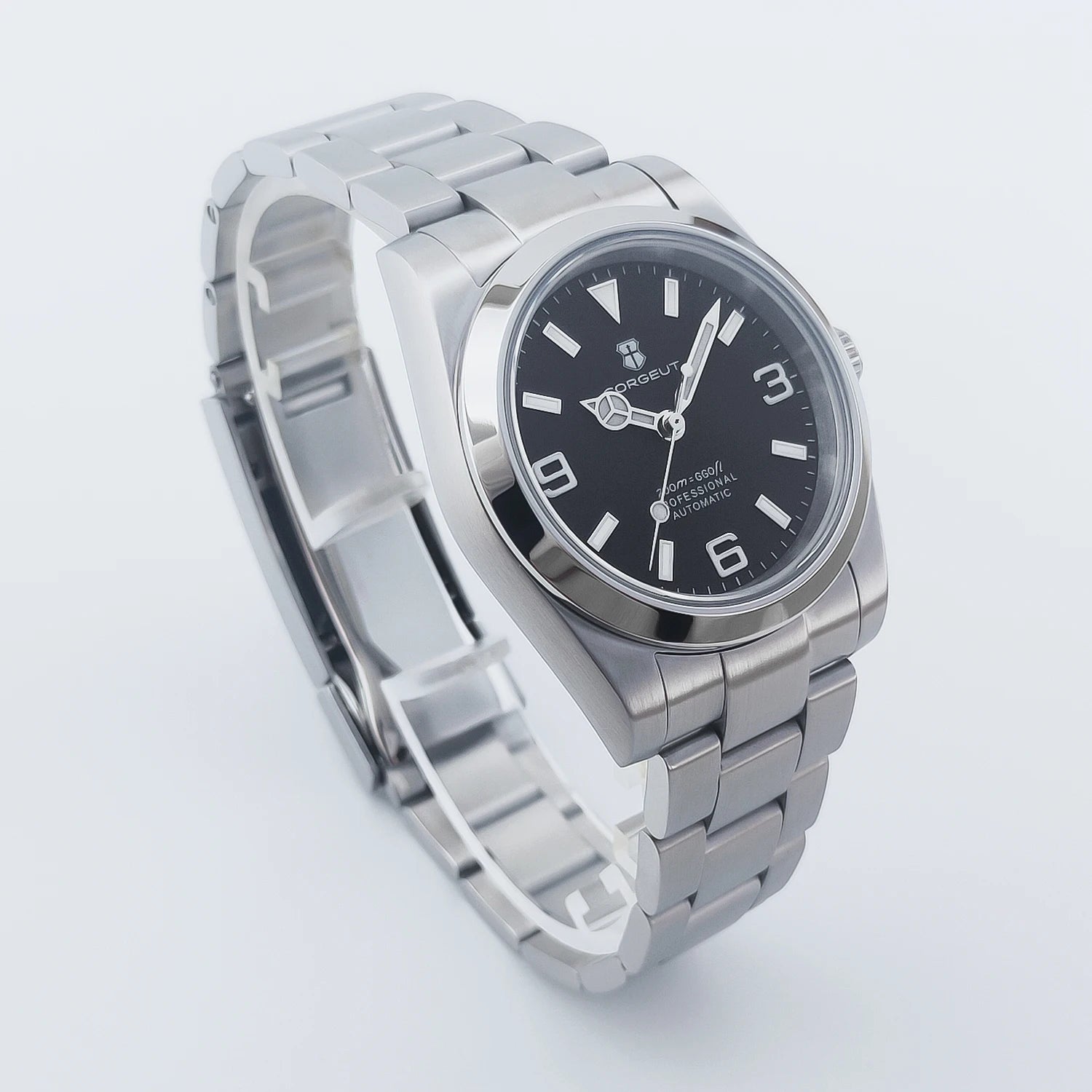 CORGEUT — Montre Automatique Mécanique Saphir 200m