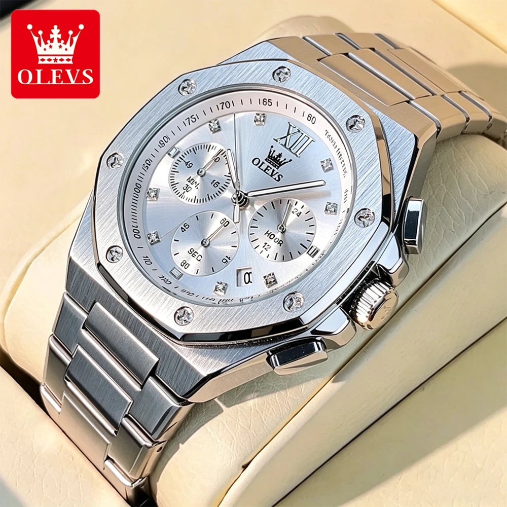 OLEVS — Montre Anti-Magnétique Homme Robuste