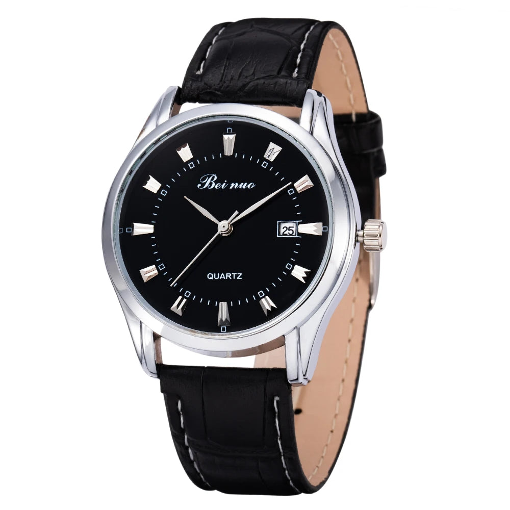 BEINUO — Montre Homme Cuir Élégante Minimaliste