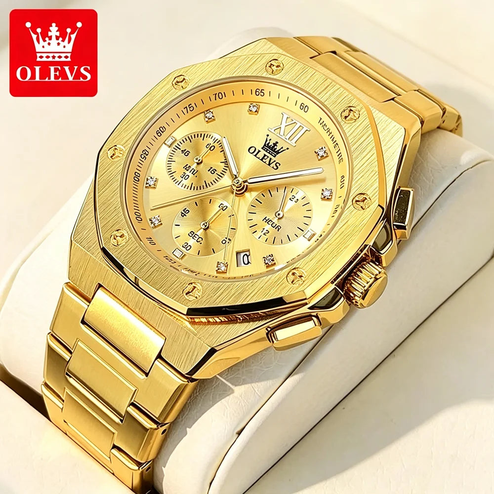 OLEVS — Montre Anti-Magnétique Homme Robuste