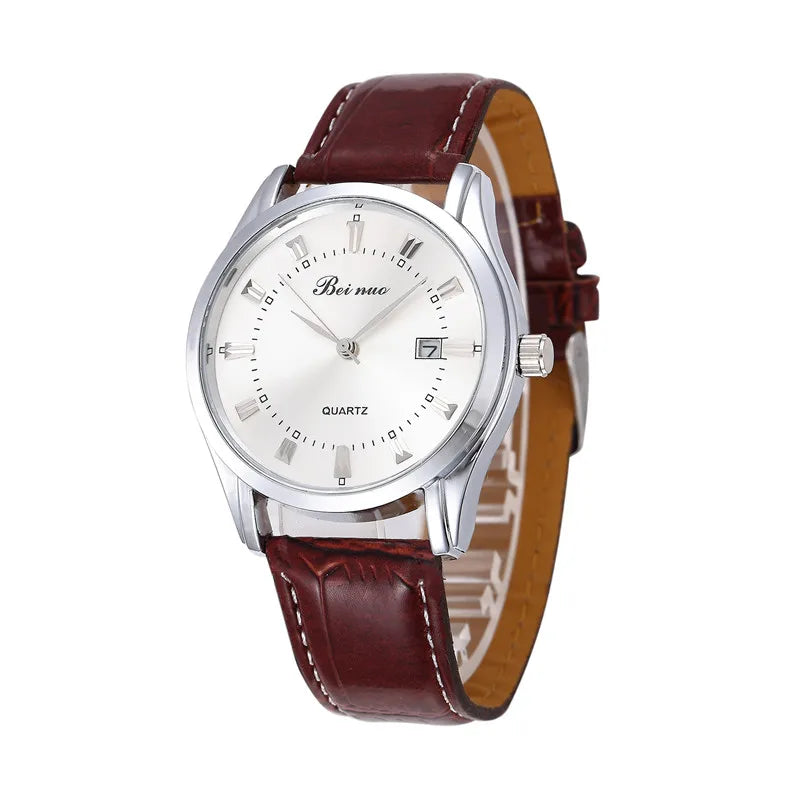 BEINUO — Montre Homme Cuir Élégante Minimaliste