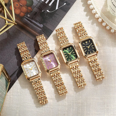 XIMILI — Montre Femme Carrée Tendance Quartz