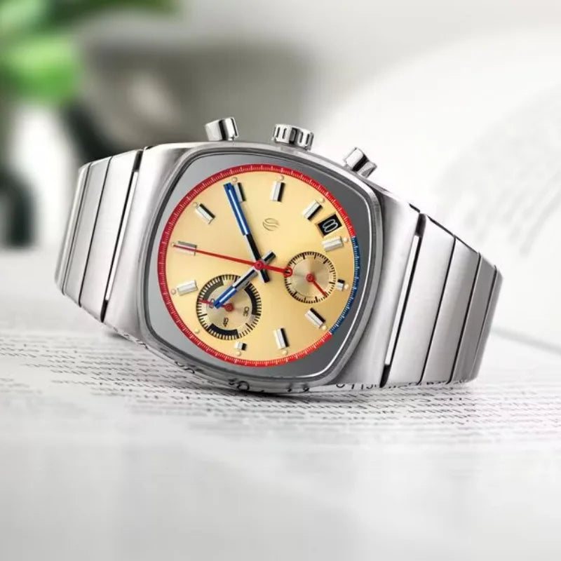 CILOA — Montre Carrée Chronographe Business Femme