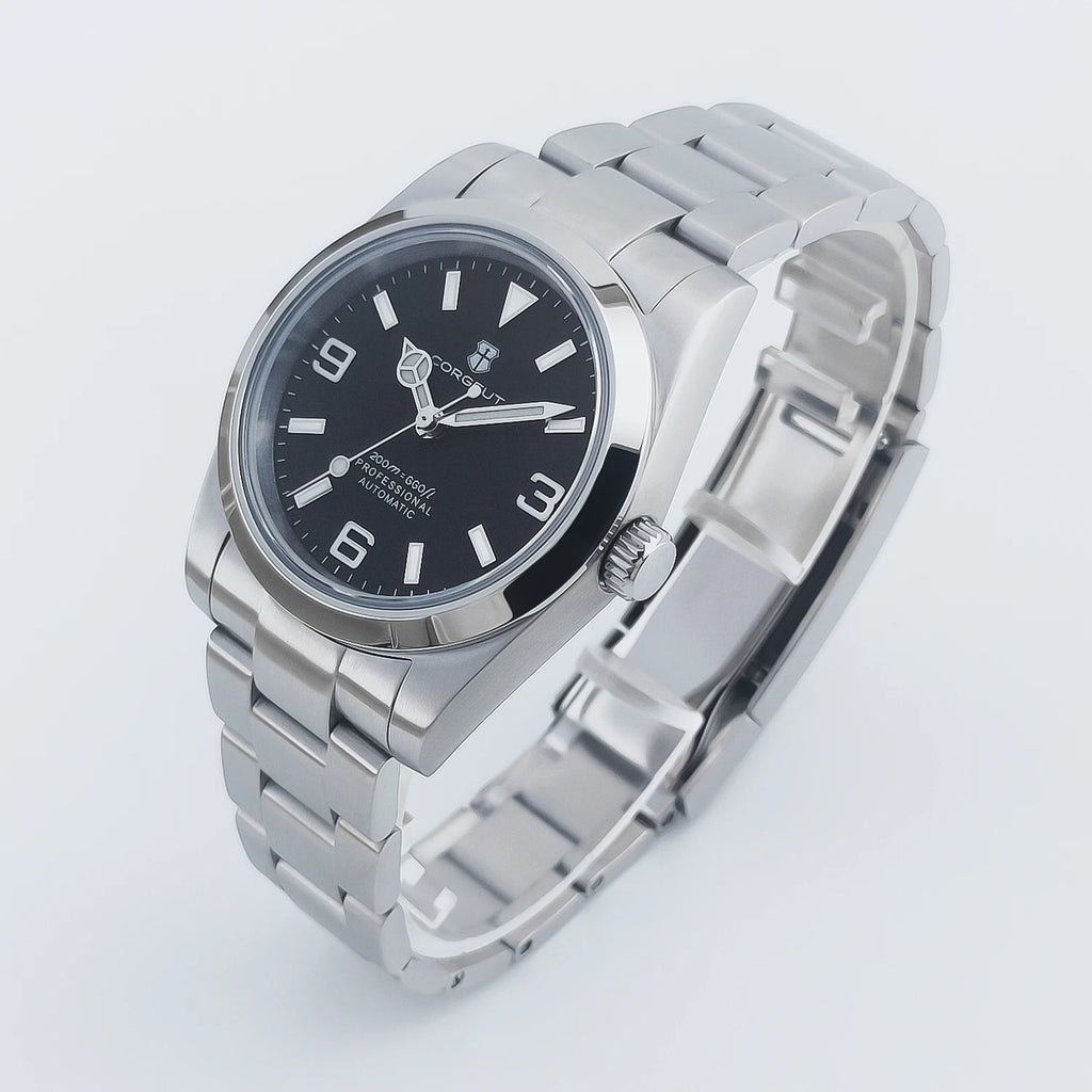 CORGEUT — Montre Automatique Mécanique Saphir 200m