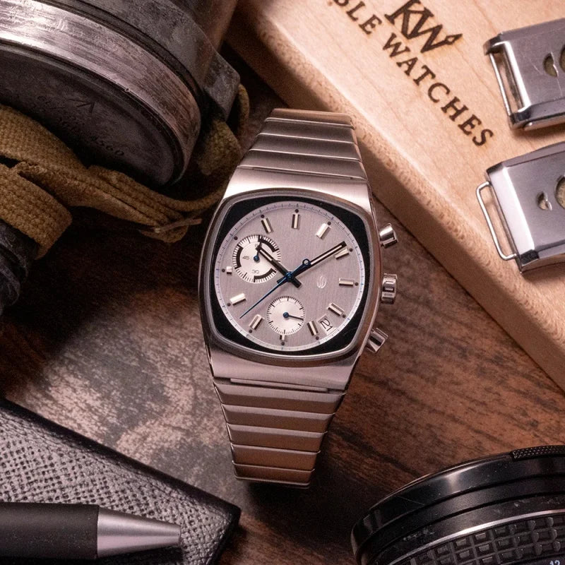 CILOA — Montre Carrée Chronographe Business Femme