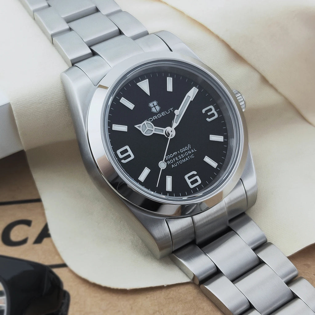 CORGEUT — Montre Automatique Mécanique Saphir 200m