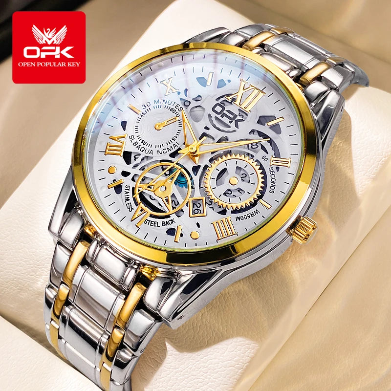 OPK — Montre Homme Chiffres Romains Classique