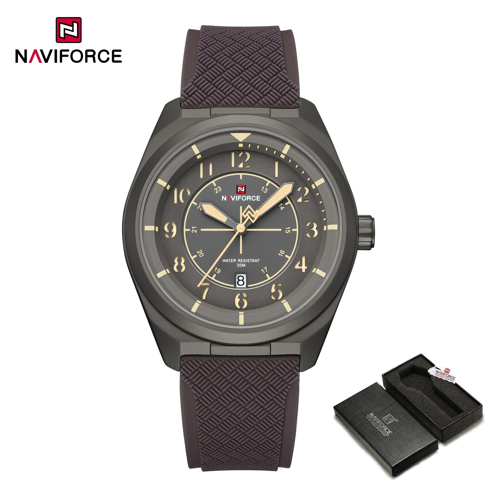 NAVIFORCE — Montre Sport Silicone Homme Japonaise