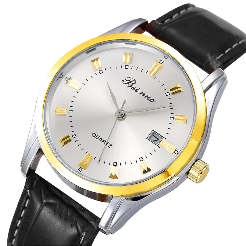BEINUO — Montre Homme Cuir Élégante Minimaliste