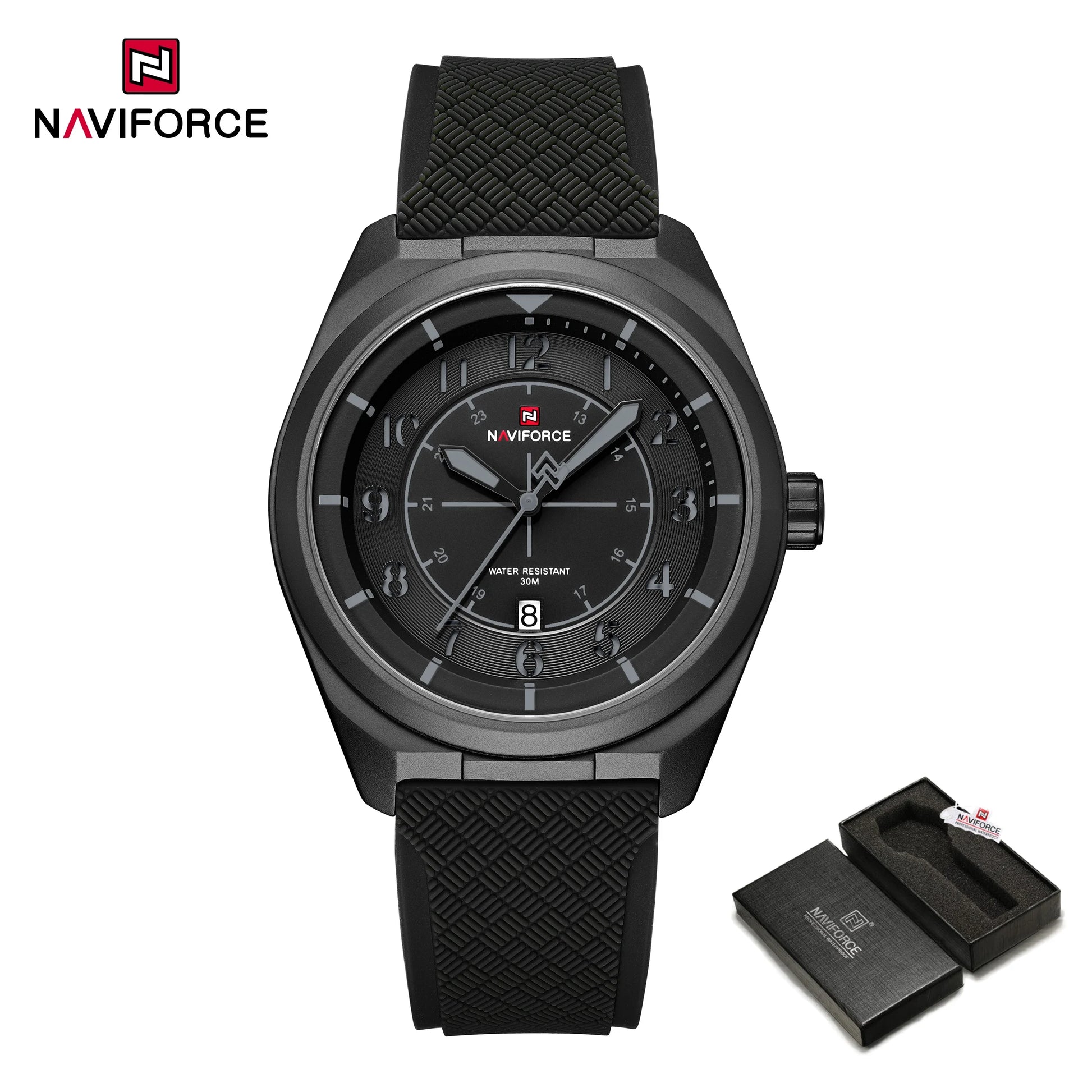 NAVIFORCE — Montre Sport Silicone Homme Japonaise