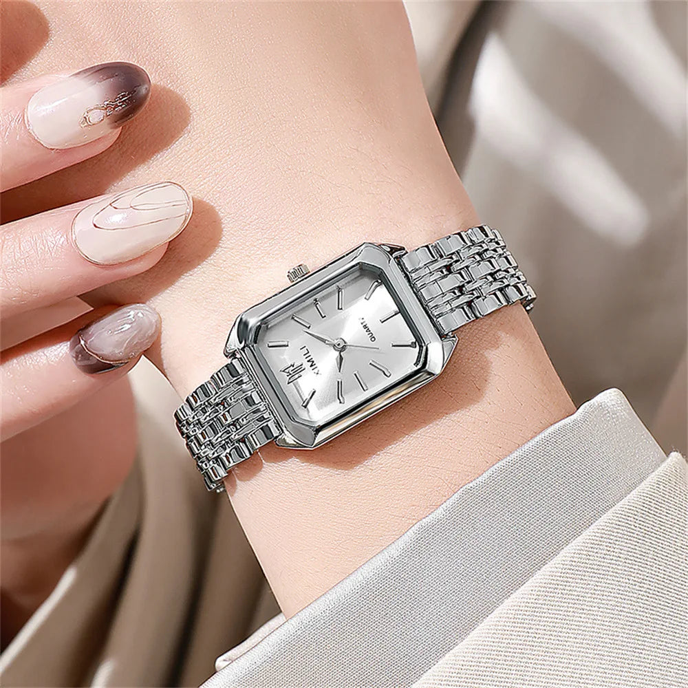 XIMILI — Montre Femme Carrée Tendance Quartz