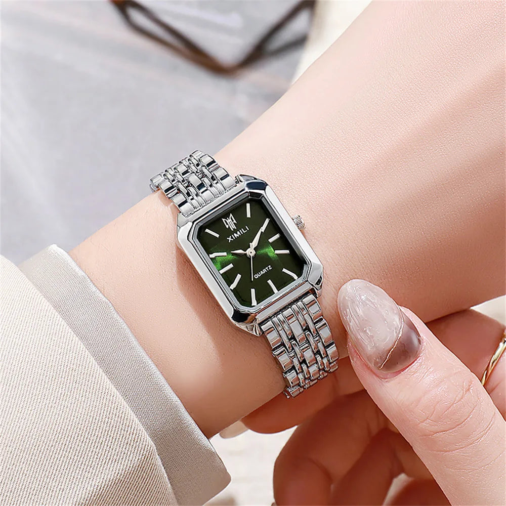 XIMILI — Montre Femme Carrée Tendance Quartz