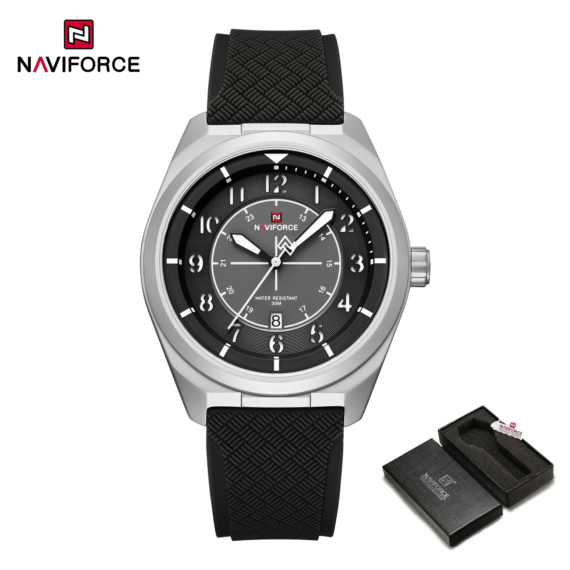 NAVIFORCE — Montre Sport Silicone Homme Japonaise