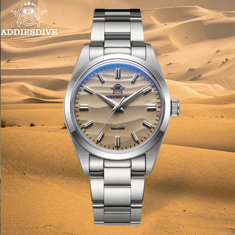 ADDIESDIVE — Montre Diver Luxe Saphir 100m