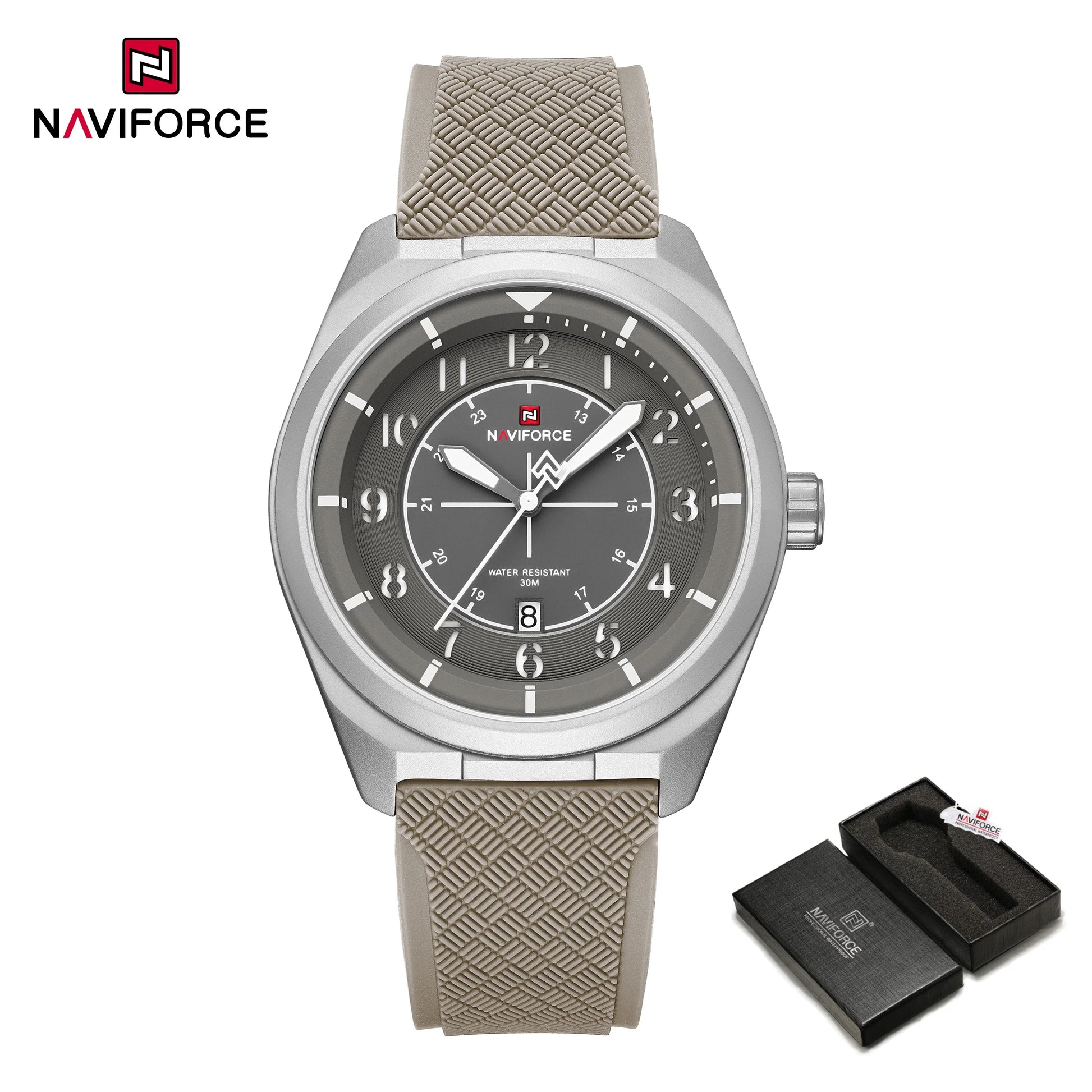 NAVIFORCE — Montre Sport Silicone Homme Japonaise