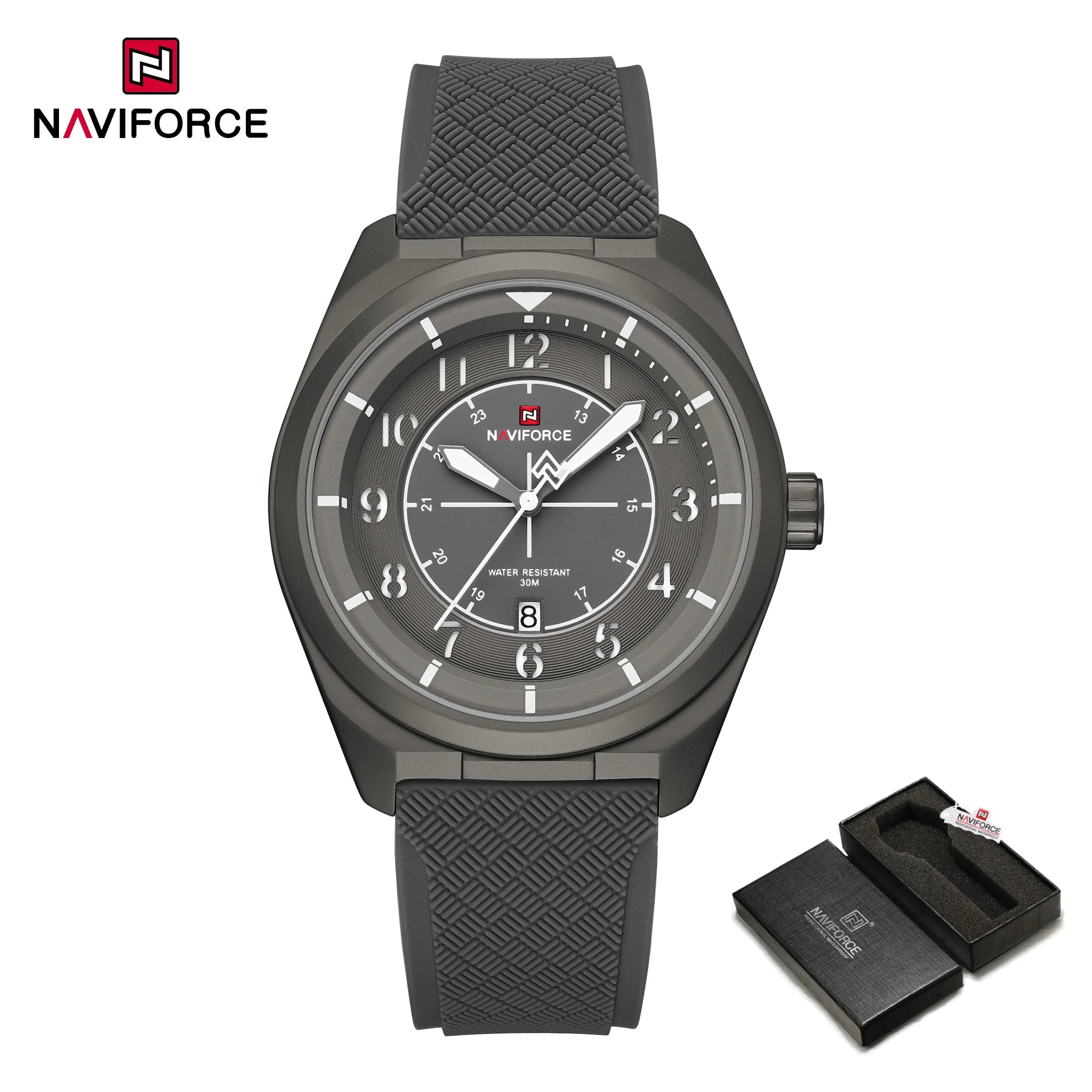 NAVIFORCE — Montre Sport Silicone Homme Japonaise