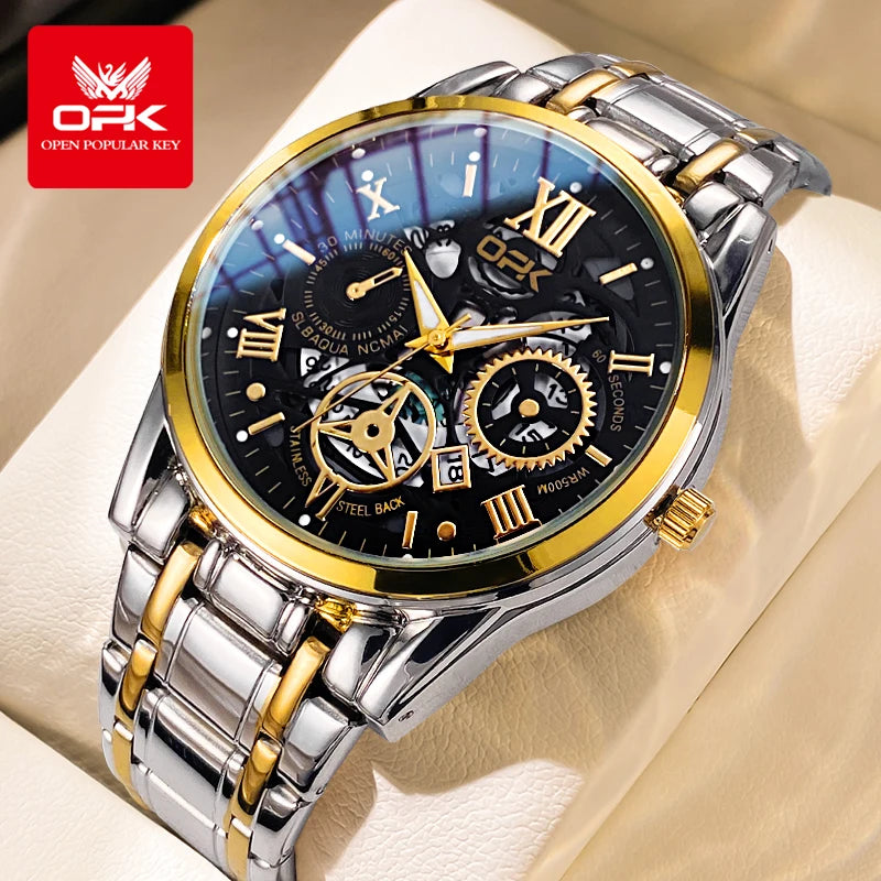 OPK — Montre Homme Chiffres Romains Classique