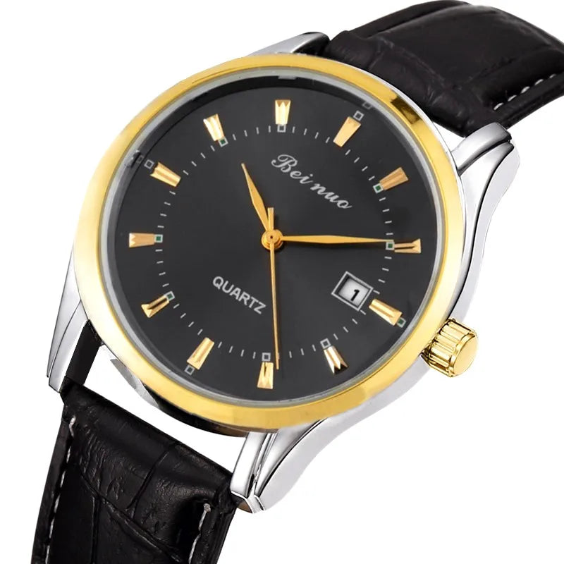 BEINUO — Montre Homme Cuir Élégante Minimaliste