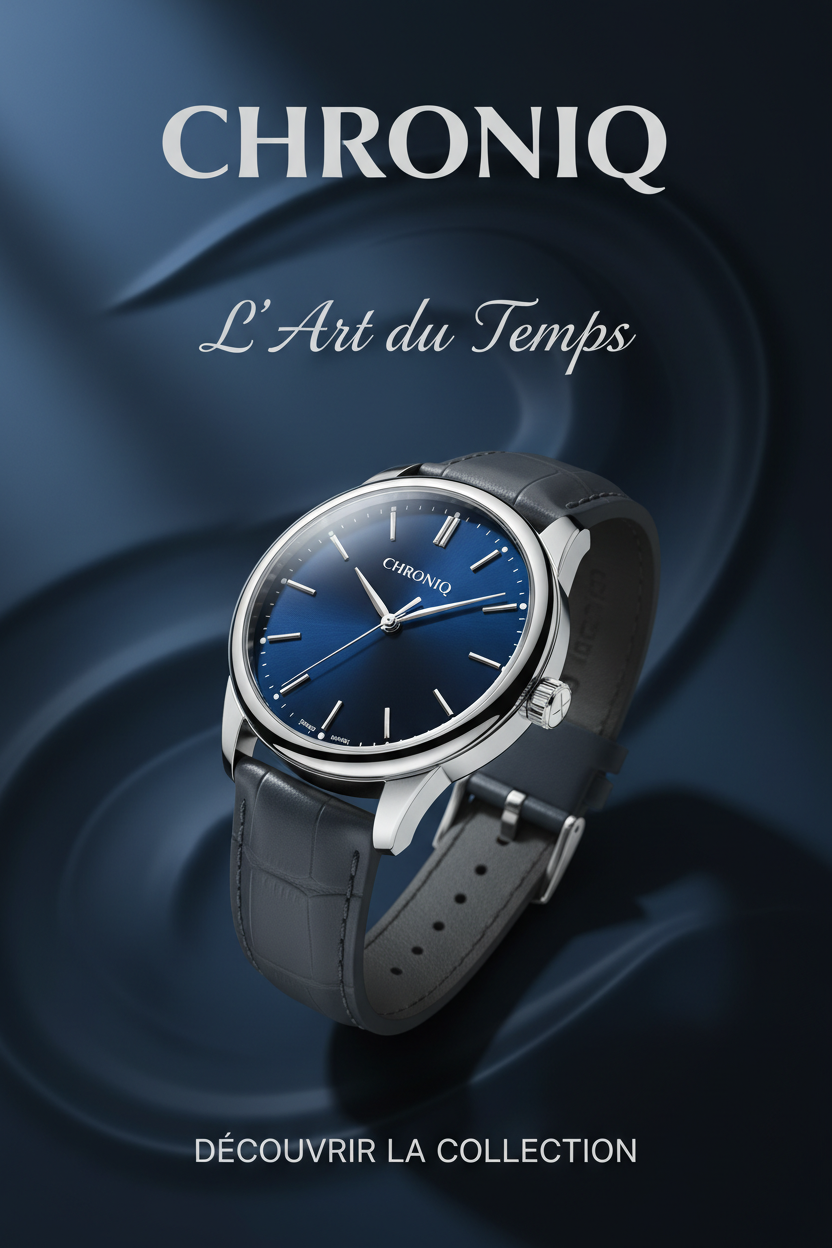 Bannière Chroniq Bleu - Mobile